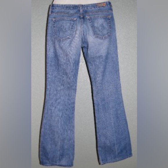 AG Adriano Goldschmied The Club Flare Medium Wash Bootcut Stretch Jeans Size 28R - Picture 2 of 9
